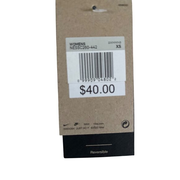 Nike Womens Reversible Swim Bottom XS Blue & Neon Green Move to Zero Bikini - Picture 5 of 12